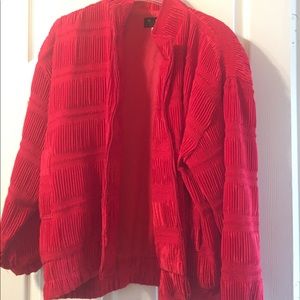 Ladies Red Classy Jacket